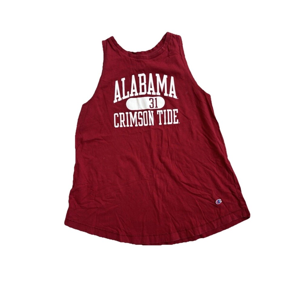 Vintage‎ Alabama Crimson Tide Tank Top Champion Small Women's Bama 31 Y2K Fan